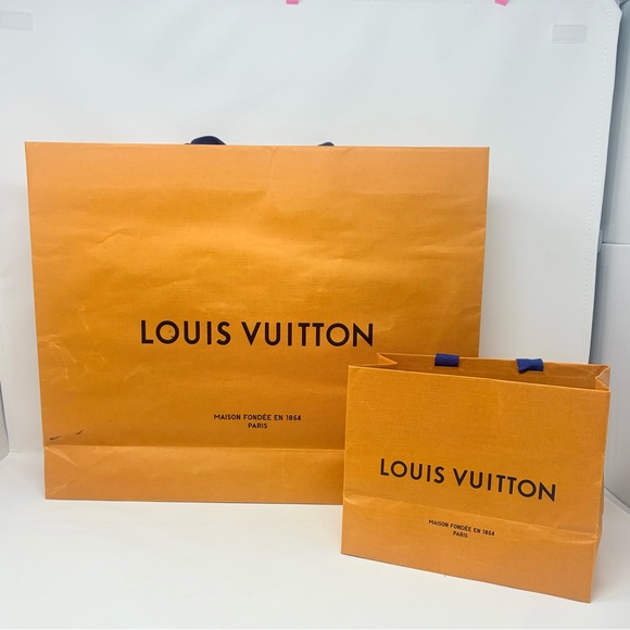 2pc Authentic Louis Vuitton Original Bag Gift Box 18.75x15.25x4.75” & 8.5x7x4.5” - Picture 1 of 7